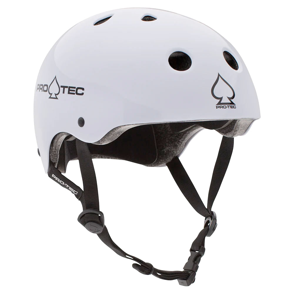 PRO TEC CLASSIC CERTFIED HELMET GLOSS WHITE M