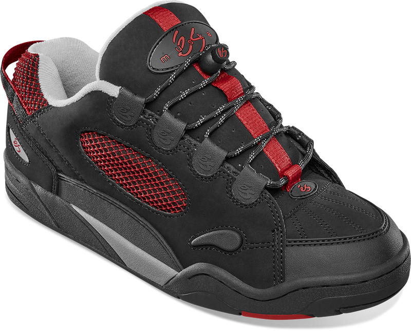 eS Muska Shoes (Black/Red)