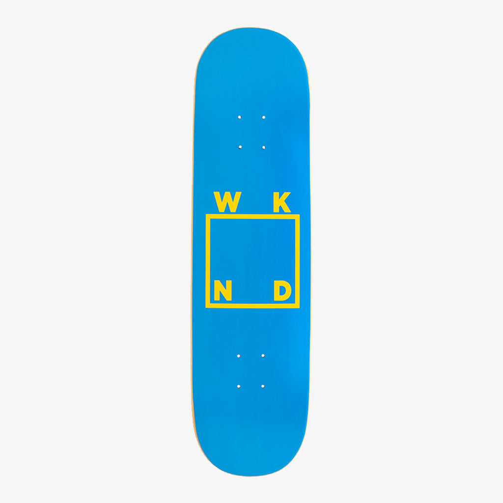 WKND TEAM LOGO BLUE/YELLOW DECK 8.12