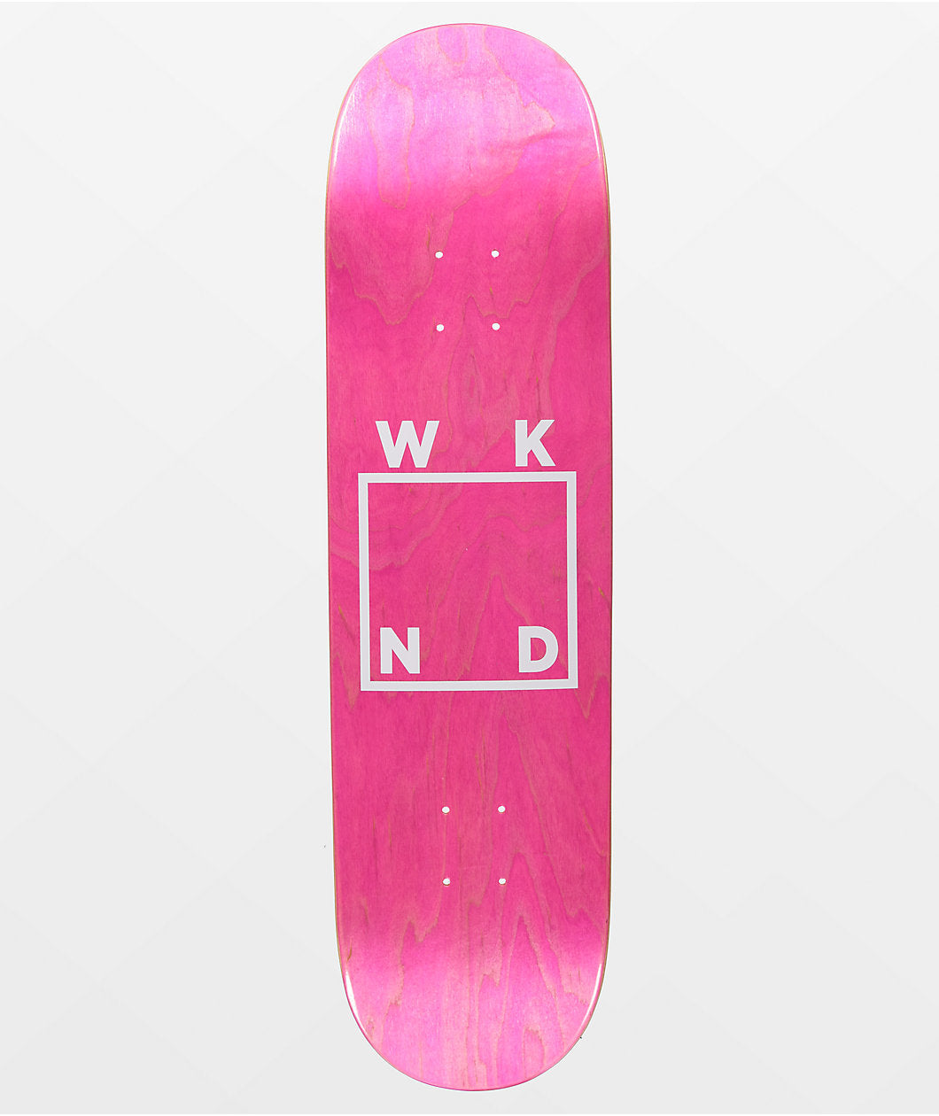 WKND TEAM WHITE LOGO ASSORTED VENEERS DECK 8.12