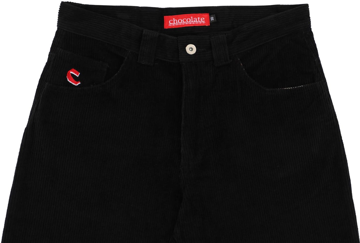 Chocolate Corduroy Pants Black