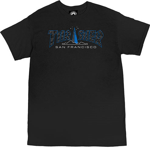 THRASHER PYRAMID BLACK SS