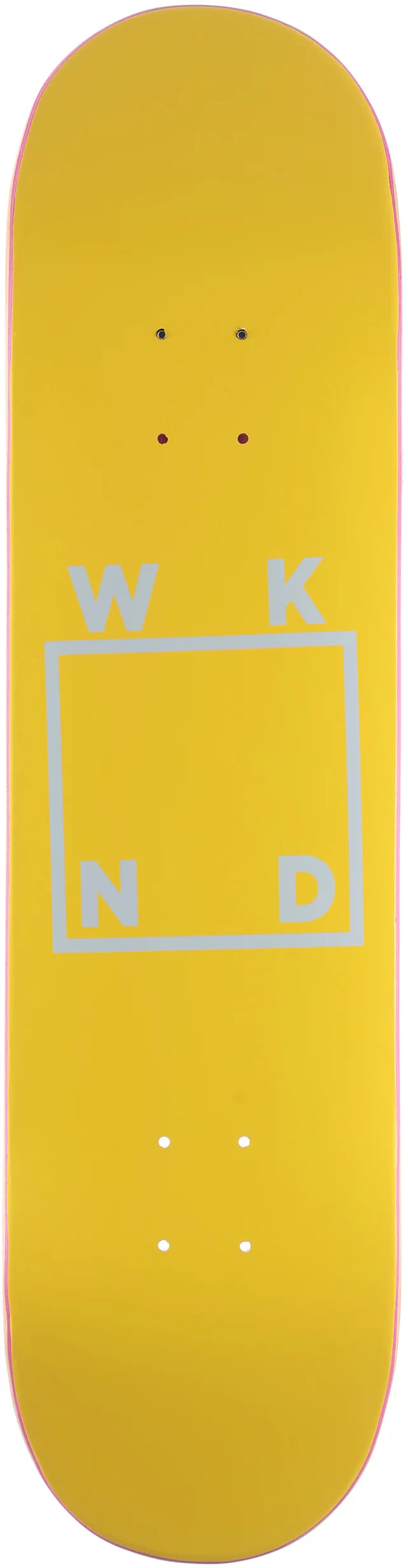 WKND TEAM WHITE LOGO ASSORTED VENEERS DECK 8.12
