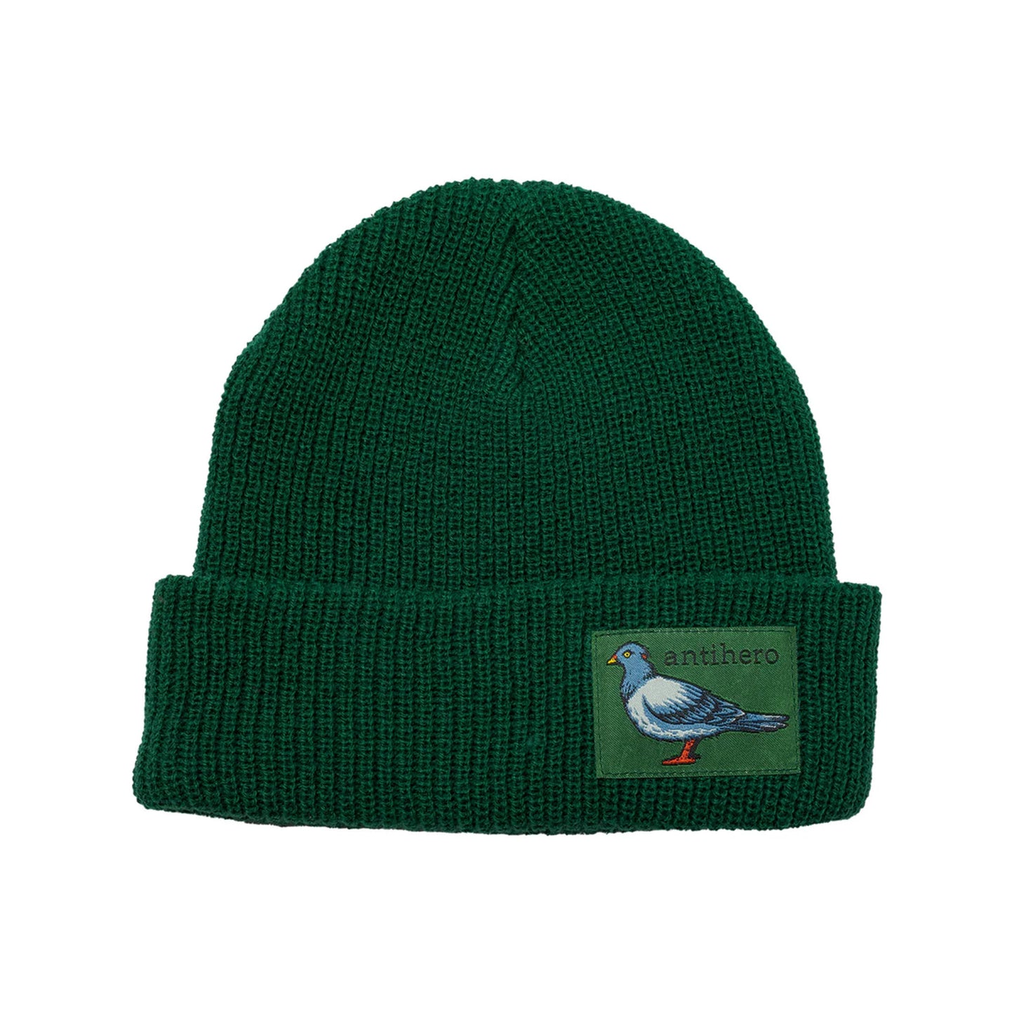 ANTI-HERO LIL PIGEON LABEL CUFF BEANIE GREEN