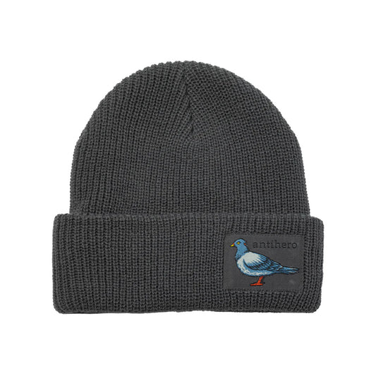 ANTI-HERO LIL PIGEON LABEL CUFF BEANIE CHARCOAL