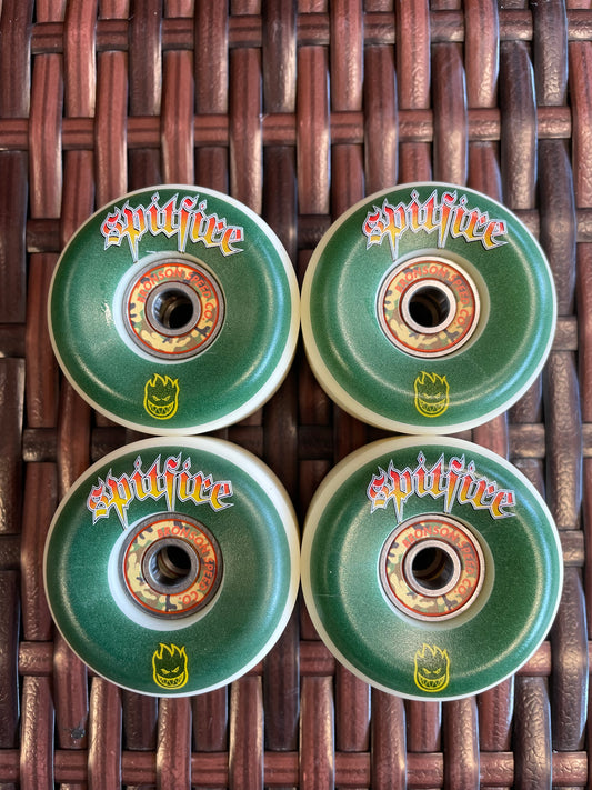 Spitfire 53MM Wheels X Bronson G3 Bearings Bundle