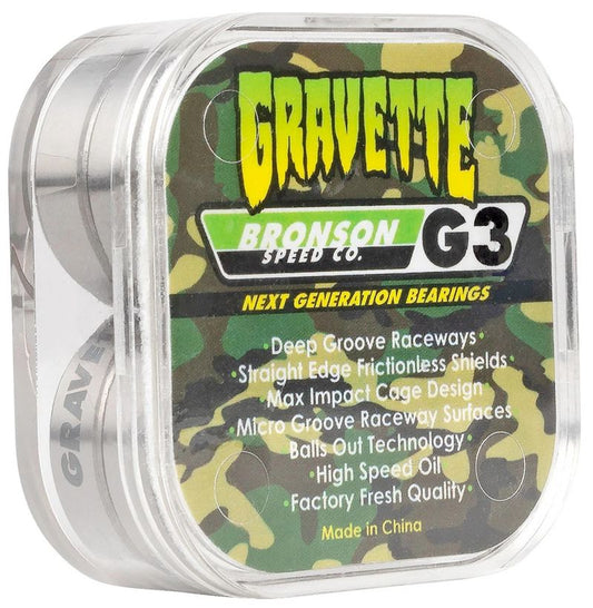 BRONSON SPEED CO. G3 DAVID GRAVETTE PRO BEARINGS 8 PK