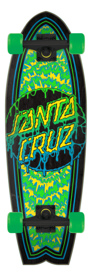 Toxic Dot 8.8in x 27.7in Shark Cruzer Santa Cruz