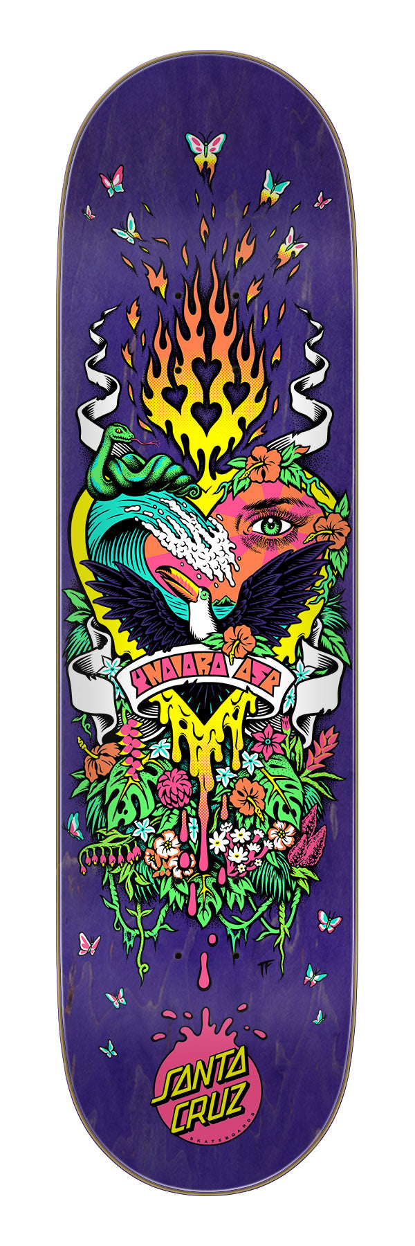 Asp Paradise Pro Twin 8.25in x 31.83in Santa Cruz Decks