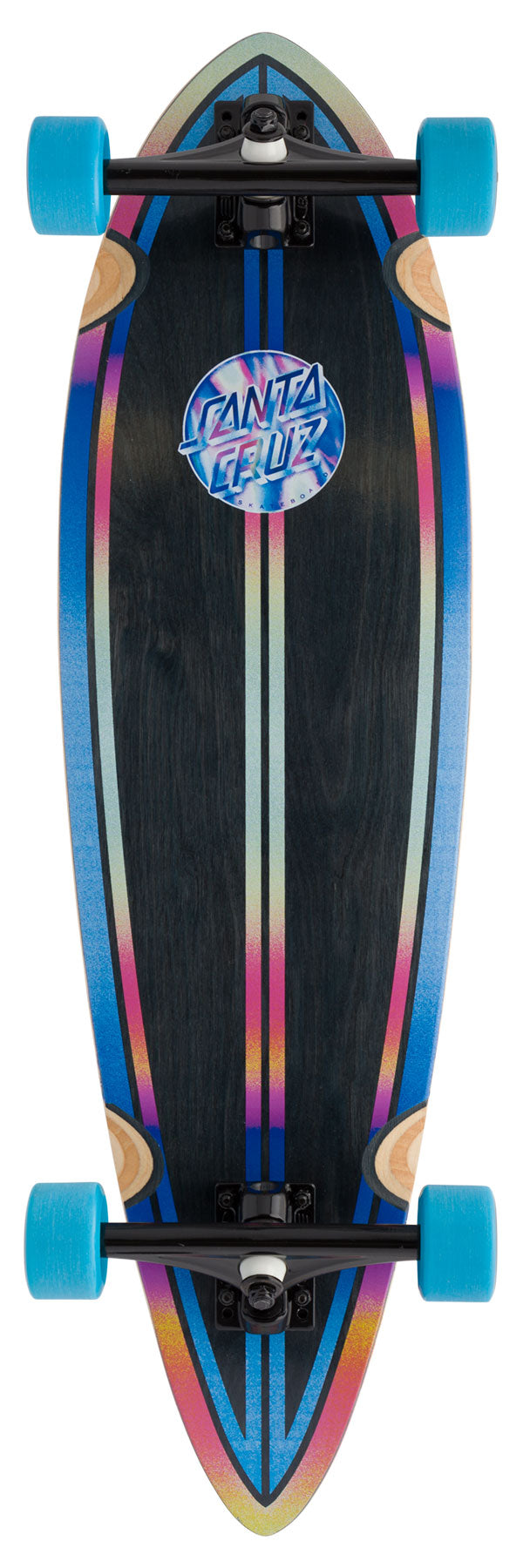 Iridescent Dot 9.20in x 33in Pintail Cruzer Santa Cruz