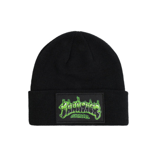 Thrasher Airbrush Patch Beanie Black