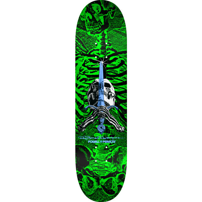 Powell Skull & Sword Green PP Deck 8.0