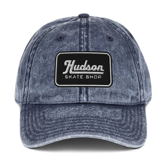 Embroidered Shop Logo Dad Hat (Navy)