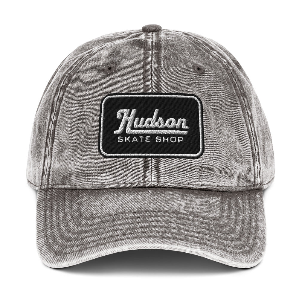 Embroidered Shop Logo Dad Hat (Gray)