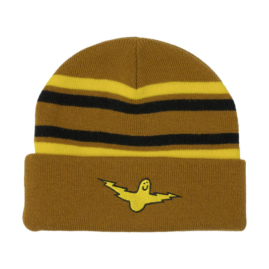 Krooked Bird Lightning Beanie Tan