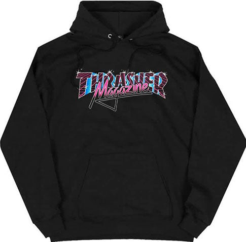 Thrasher Vice Logo Black Hoodie