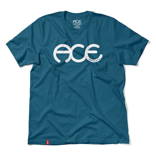 Ace Rings SS Tee - Blue / White Print