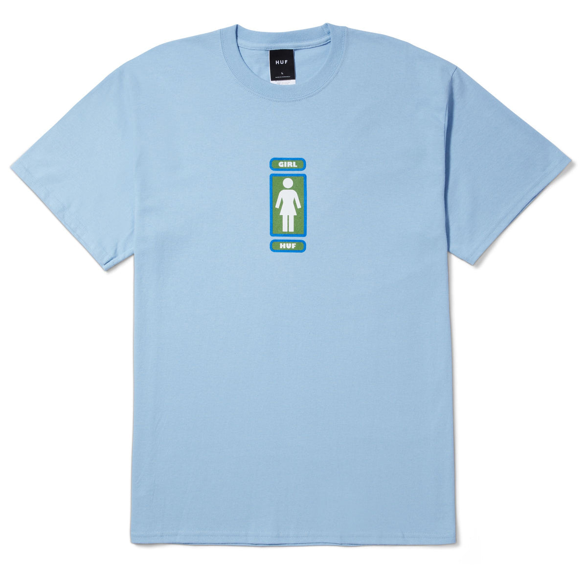 HUF X CRAILTAP SPRINGWOOD LIGHT BLUE SS L