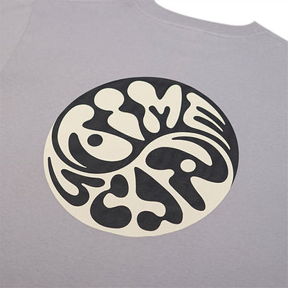 Time Scan Yin Yang Grey T-Shirt (Size Large)