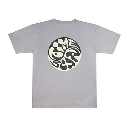 Time Scan Yin Yang Grey T-Shirt (Size Large)
