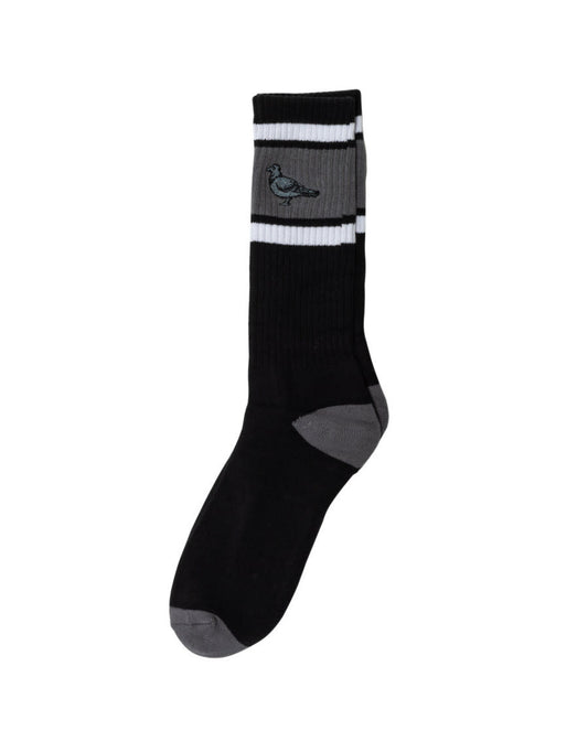 ANTI-HERO BASIC PIGEON EMB SOCKS BLACK/GREY