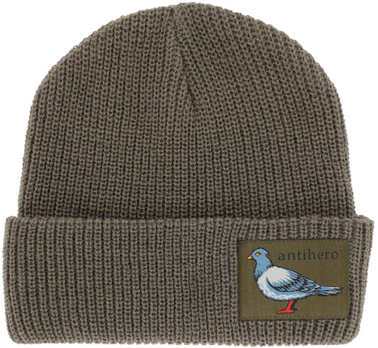 ANTI-HERO LIL PIGEON LABEL CUFF BEANIE BROWN