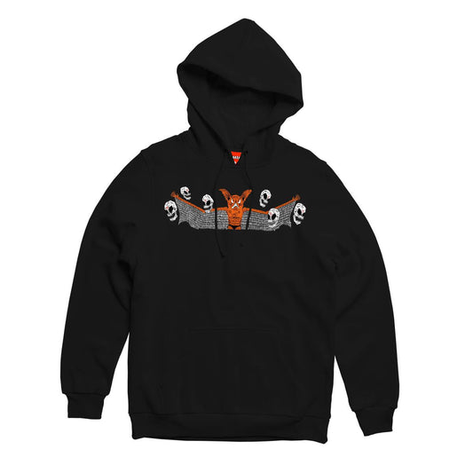 BAKER THROWBACK FROM THE DEAD BLACK HOODIE
