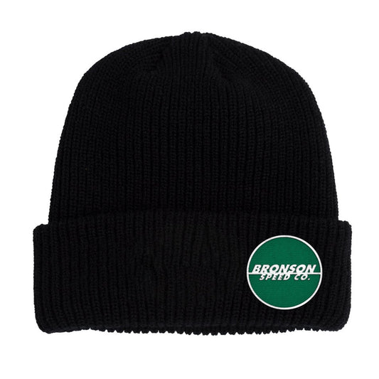 Bronson Spot Logo Long Shoreman Hat Black