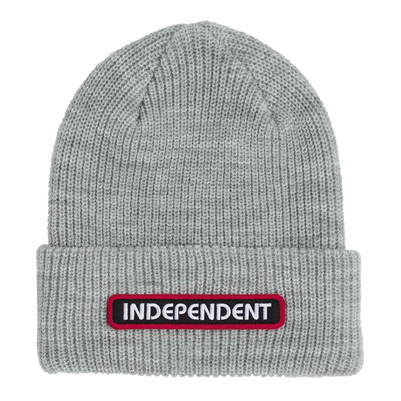 Independent B/C Groundwork Beanie Long Shoreman Hat (Heather Grey)