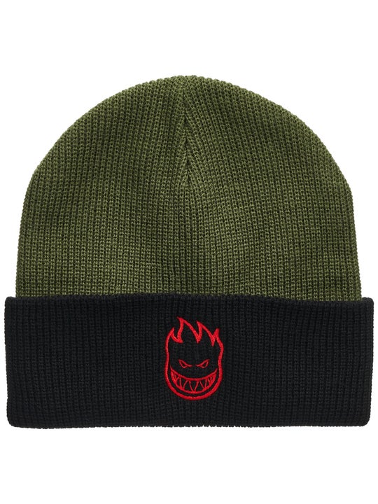 Spitfire Bighead Cuff Beanie Olive/Black