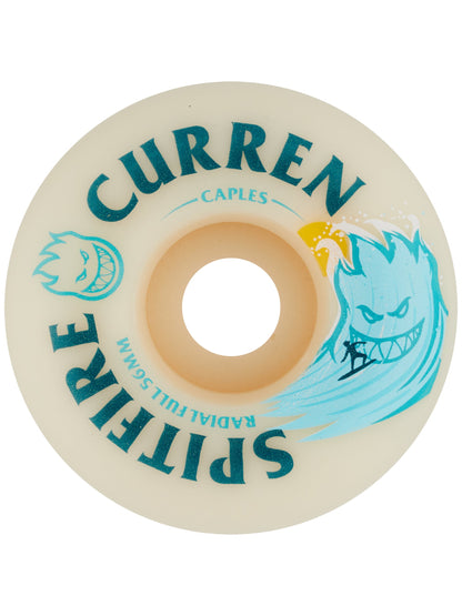 SPITFIRE FORMULA FOUR CUREN CAPLES BURN SQUAD RADIAL FULL 56MM 99D (Set of 4)